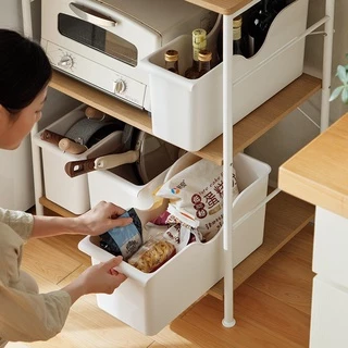 Dear Home กล่องเก็บของในครัวสำหรับเก็บหม้อ กระทะ และเครื่องครัว กล่องจัดระเบียบ ที่ใส่ของอเนกประสงค์