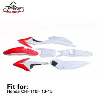 JFG MOTO Motocycle Plastic Body Kit Fairing Front Rear Fender Mudguard For HONDA CRF110F CRF110