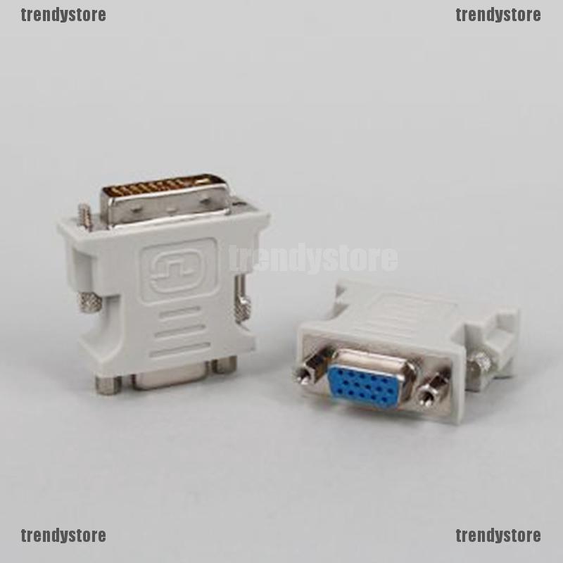 Dvi TO VGA อะแดปเตอร์แปลง DVI-A / DVI-I SVGA HD15 อนาล็อก มอนิเตอร์