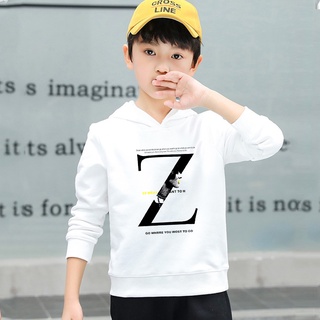 E42เสื้อฮู้ดเด็กแขนยาว ผ้านุ่มใส่สบายฯได้ทั้งเด็กชายและเด็กหญิง