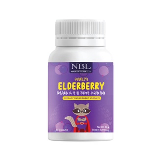NBL Multi Elderberry Plus A C E Zinc and D3 (30 Capsules)