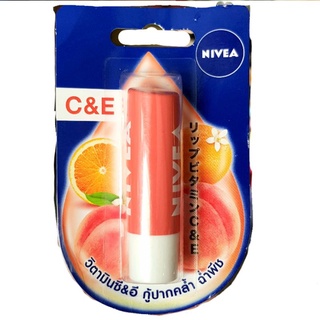 Nivea Peachy C&amp;E นีเวีย ลิป พีชชี่ ซีแอนด์อี ลิปมัน ลิปบาล์มพีช