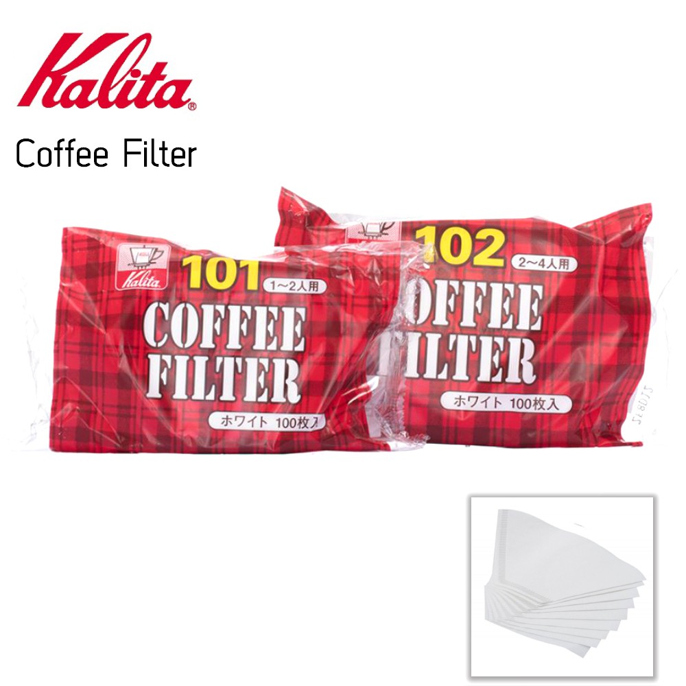 Kalita กระดาษกรอง ฟิลเตอร์ กาแฟ เบอร์ 101/102 Paper Filter