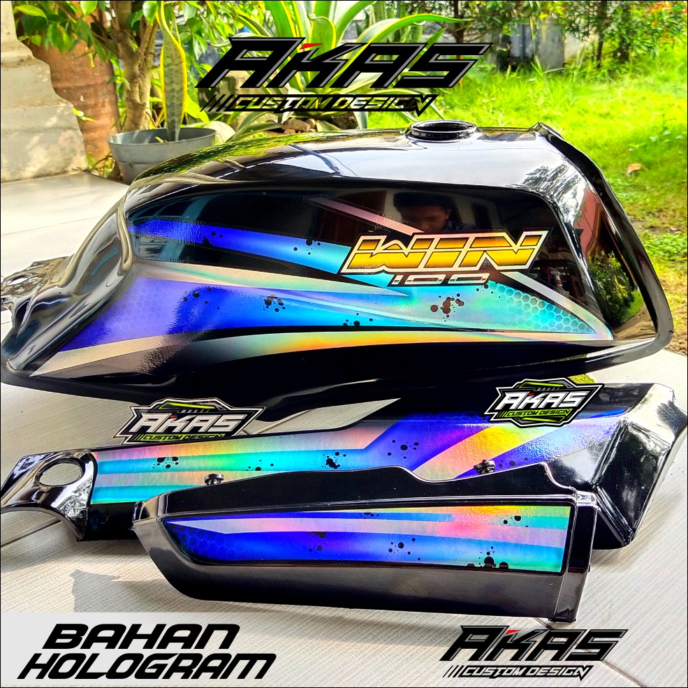 Honda Win 100 Variation Striping Sticker Win Code WIN01