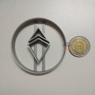 พิมพ์กดคุกกี้ พลาติก รูป Ethereum ETH อีเทอเรี่ยม สัญลักษณ์