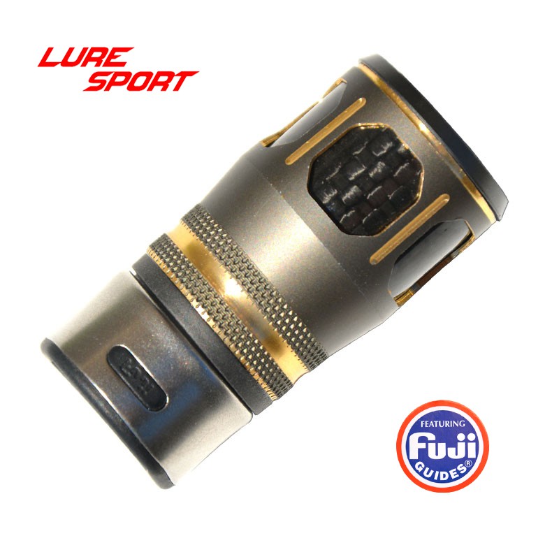 Luresport Reel Seat part FUJI KDPS16 Long Nut พร้อมหมวกอลูมิเนียม Carbon Tube rod Building Component Repair rod DIY Accessory