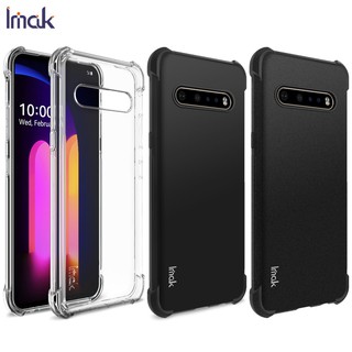 imak LG V60 ThinQ 5G TPU กันกระแทกถุงลมนิรภัยเคสซอฟท์ต่อต้านลดลงเคสใส่มือถือปกกับภาพยนตร์