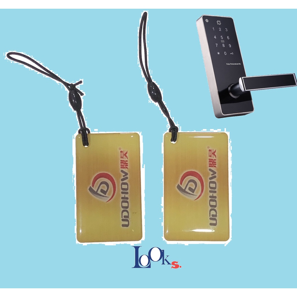 RFID CARD TAG MF พวงกุญแจ การ์ด เหมาะกับประตู ดิจิตอล ดอร์ล็อค ความถี่ 13.56 MHz ( เขียนทับไม่ได้ ) 1 ชิ้น