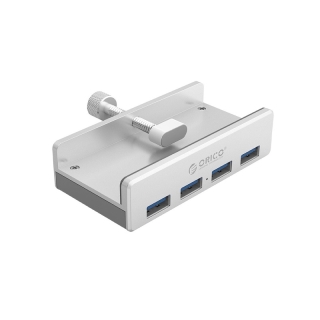 ORICO อะแดปเตอร์คลิปแยกช่องเสียบ 4 พอร์ต USB 3.0 HUB High Speed สําหรับเดสก์ท็อป แล็ปท็อป ระยะ 10-32 มม. (MH4PU）