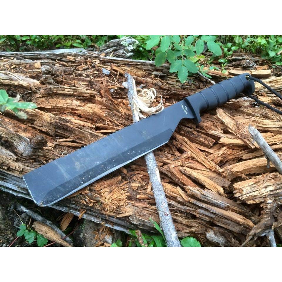 มีด Ontario SP-8 Survival Machete with Nylon Sheath มีด ออนตาริโอ พร้อมซองไนล่อน by Jeep Camping