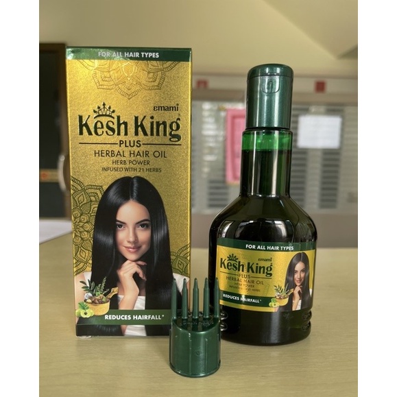 ของแท้ 100% ผู้นำเข้าโดยตรงจากบริษัท - EMAMI KESH KING - OIL ออยบำรุงผม - 120 ML.