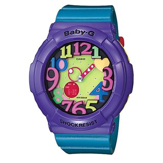 Casio Baby-G นาฬิกาข้อมือ Purple/Blue สายเรซิ่นรุ่นBGA-131-6BDR