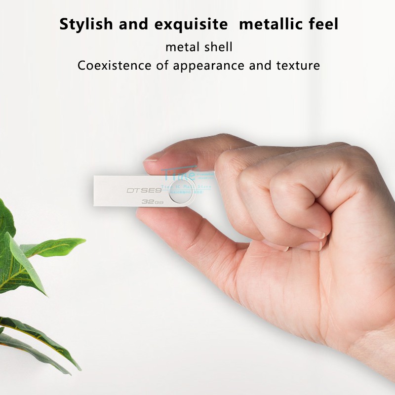 AKA[]Kingston Data Traveler SE9 แฟลชไดรฟ 8GB 16GB 32GB 64GB 128GB USB 2.0 Flash Rod Pendrive Metal F