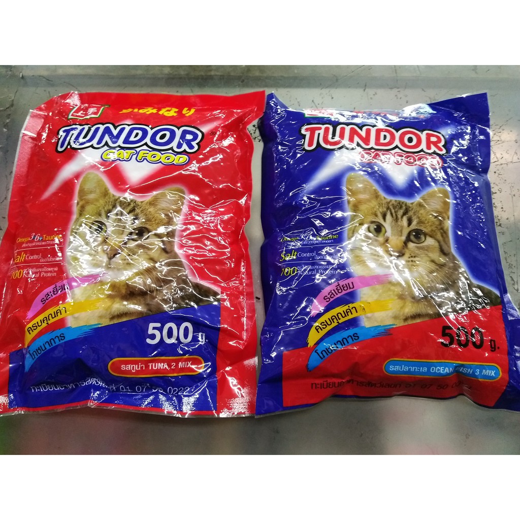 Tundor อาหารแมวทันเดอร์ ขนาด 500 กรัม