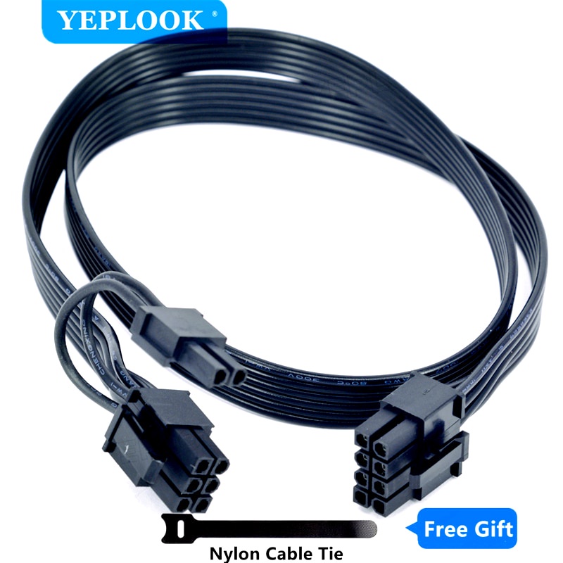 PCIe 8Pin ถึง 8Pin 6 + 2Pin GPU สายไฟสําหรับ Corsair HXi Series Full Modular PSU HX750i HX850i HX100