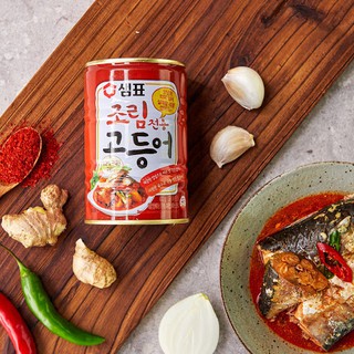 พร้อมส่ง 조림용고등어 ปลากระป๋อง(แมคเคอเรล) Sampyo Boiled Mackerel 400g