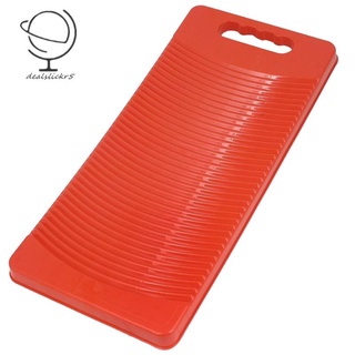 กระดานซักผ้าพลาสติก ทรงสี่เหลี่ยมผืนผ้า ยาว 50 ซม. สีแดง สีเขียว สีฟ้า สุ่มสี