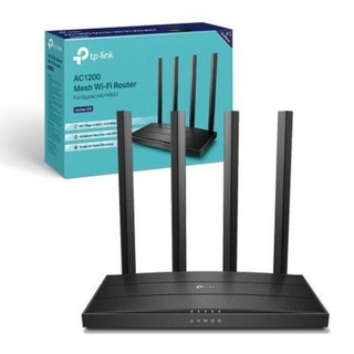 ROUTER (เราเตอร์) TP-LINK (ARCHER C6 V4) AC1200 Wireless MU-MIMO Gigabit Router ประกันตลอดการใช้งาน *ของแท้*