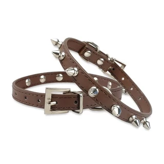 『27Pets』ปลอกคอ ประดับหมุด ป้องกันการกัด ที่ทนทาน สําหรับสัตว์เลี้ยง สุนัข