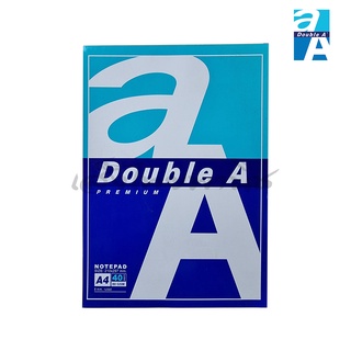 กระดาษรายงาน A4 หนา 80 แกรม ตรา ดับเบิ้ลเอ Double A 40 แผ่น