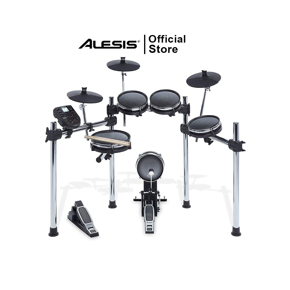 Alesis Surge Mesh Kit ชุดกลองไฟฟ้าให้สัมผัสการเล่นสมจริงหนังมุ้งเเละกระเดื่อง พร้อมชุดเสียงกลอง 40 ชุด