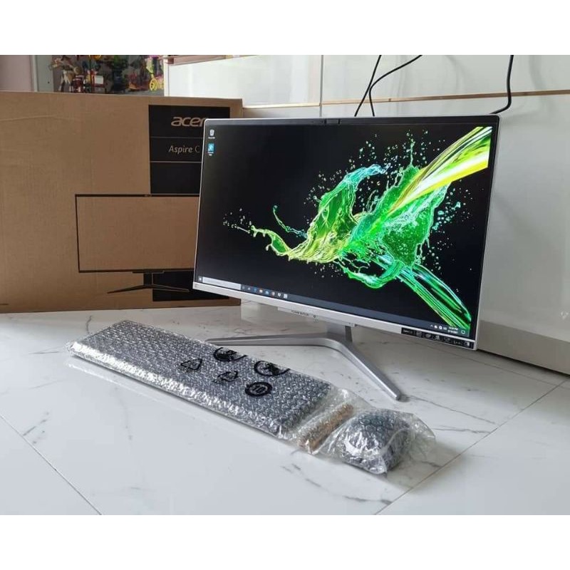 การ์ดจอแยก ACER All in one C24-962-Core i5-1035G1 Ram8GB DDR4-SSD M.2 512GB HHD1TB-23.8" Windows10Ho