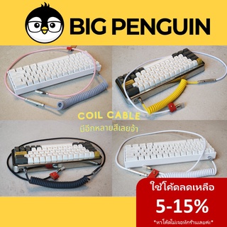 Coil Cable สายถัก สายคีย์บอร์ด Customize Mechanical Keyboard Type C