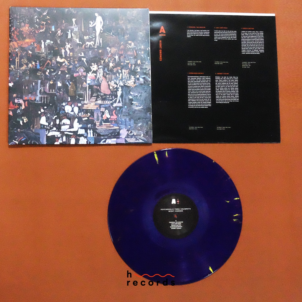 (ส่งฟรี) แผ่นเสียง Psychedelic Porn Crumpets - Night Gnomes (Limited Purple/Yellow Splatter Vinyl)