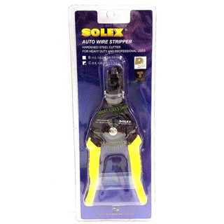 SOLEX คีมปอกสายไฟ AUTOMATIC Wire stripper Type-A ด้ามส้ม#1782