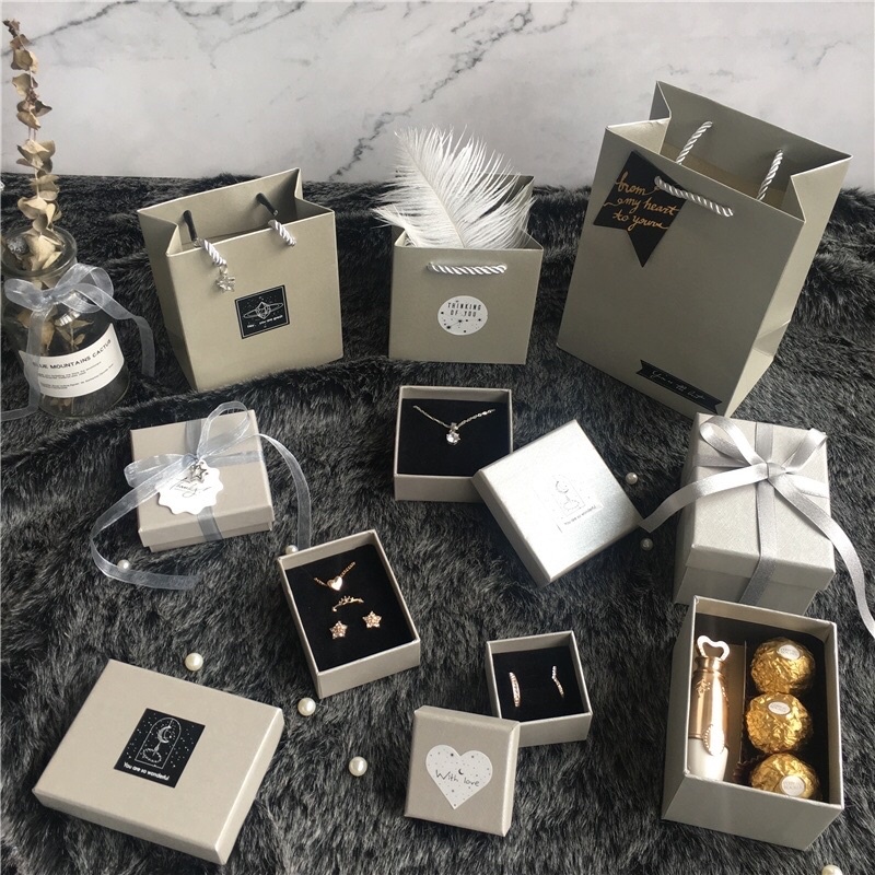 กล่องของขวัญ Pearl Set | ของขวัญวันเกิด / สำหรับแฟน / เพื่อน | Gift Box for Birthday / Minimalist Jewelry Box