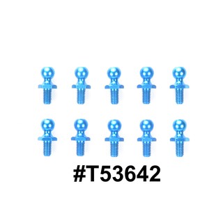 TAMIYA 53642 5mm ALUMINUM BALL CONNECTOR (BLUE, 10PCS)