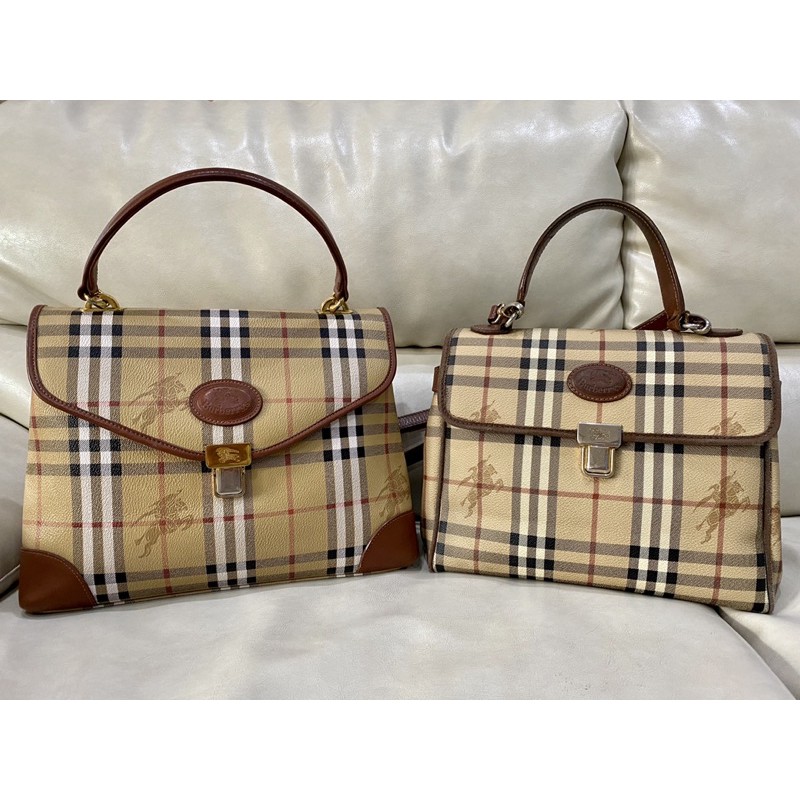 burberry london kelly bag vintage size12” | Shopee Thailand