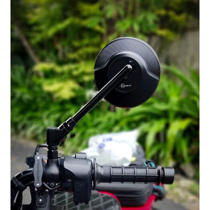 ลงตัว! ใหม่ที่สุด กระจกก้านกลม R Speed ทรงกลมสปอร์ต ดีไซน์สวย งานคุณภาพ แข็งแรงทนทาน ตัดแสง มองชัด ติดตั้งง่าย : Pocenti - รูปที่ 2