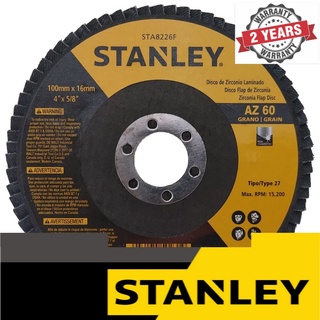 STANLEY กระดาษทรายซ้อน ขนาด 100 x 16มม 60G T27 รุ่น STA8226FP20