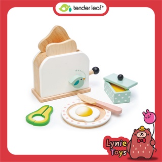 Tender Leaf Toys ของเล่นไม้ ของเล่นบทบาทสมมติ ชุดทำอาหาร ชุดปิ้งขนมปังมื้อเช้า Breakfast Toaster Set