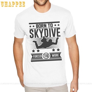 Skydiving Skydrive เสื้อยืดแขนสั้น โอเวอร์ไซซ์ สําหรับผู้ชาย ขนาด: S-4XL