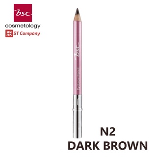 BSC EYEBROWN PENCIL N2 สีน้ำตาล ดินสอเขียนคิ้ว กันน้ำ กันเหงื่อ สีคมชัดธรรมชาติ ติดทนนาน ดินสอ เขียน คิ้ว เขียนคิ้ว บีเอ