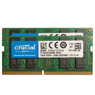 โน๊ตบุ๊คสำคัญ DDR4 RAM แล็ปท็อป 8GB 16G 2133 2400 2666MHZ PC4-21300S 1.2V SODIMM Memroy