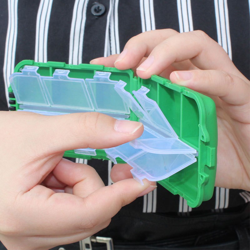 กล่องอุปกรณ์เหยื่อตกปลาขนาดเล็ก 1 ชิ้น Fishing Box - รูปที่ 3