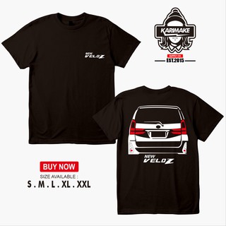 เสื้อยืดผ้าฝ้ายพิมพ์ลายแฟชั่น เสื้อยืด ลาย Toyota Grand New Avanza Veloz สําหรับยานยนต์