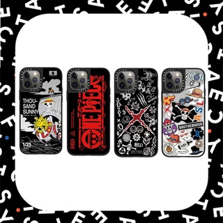 Casetify เคสโทรศัพท์ซิลิโคน แบบนิ่ม ลาย ONE PIECE FILM RED สําหรับ iPhone 11 12 13 14 Plus Pro Max