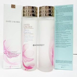 ส่งฟรี Estee Lauder Micro Essence Treatment Lotion Fresh with Sakura Ferment 200ml เอสเซ้นส์โลชั่น AUG02