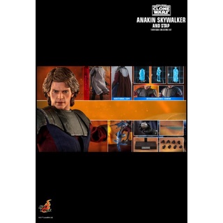 HOT TOYS TMS020B STAR WARS : THE CLONE WARS - ANAKIN SKYWALKER AND STAP (SPECIAL BONUS)