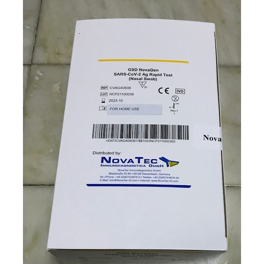 ATK GSD NOVAGEN NASAL SWAB 20 TEST KITS. HOME USE - wi213149 - ThaiPick
