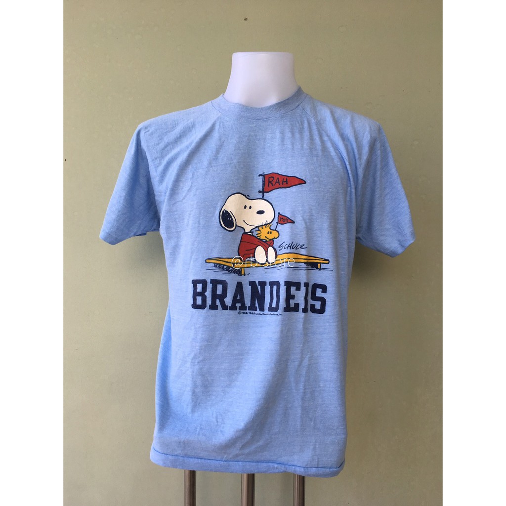 T-SHIRT | INTAGE 80S SNOOPY RAYON | GENUINE ORIGINAL