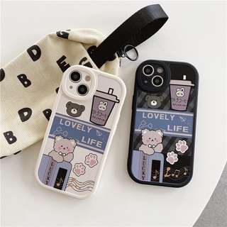 เคสโทรศัพท์มือถือแบบนิ่ม ลายหมีชานมไข่มุก สําหรับ Xiaomi Mi 8 Pro Mi8 Explorer Mi 9 Mi 10 Lite 10s Pro Mi 11 Pro 11 Lite Ultra 12X 12 Pro Redmi 9A 10A