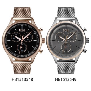 HUGO BOSS HB1513548 HB1513549 นาฬิกาข้อมือแบรนด์เนมผู้ชาย แท้ 100% ราคาถูก H-04