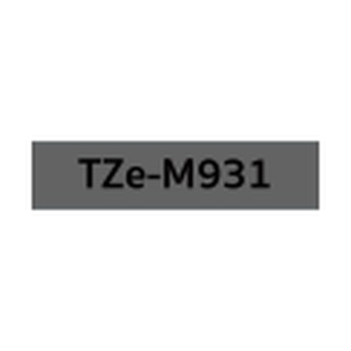 เทปพิมพ์ฉลาก Brother TZE-M931 ชนิดเคลือบพลาสติก