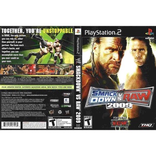 WWE SmackDown vs. Raw 2009 แผ่นเกมส์ PS2