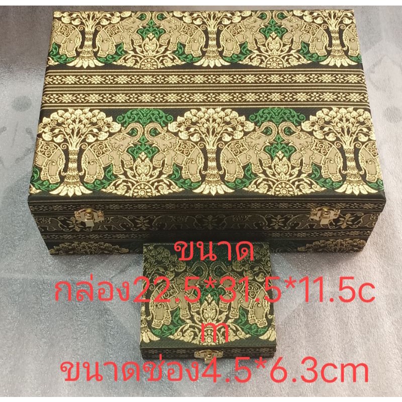 กล่องใส่พระ ใส่เครื่องประดับ กล่องใส่ทอง3ชั้น54ช่องขนาดช่อง4.5*6.3cm